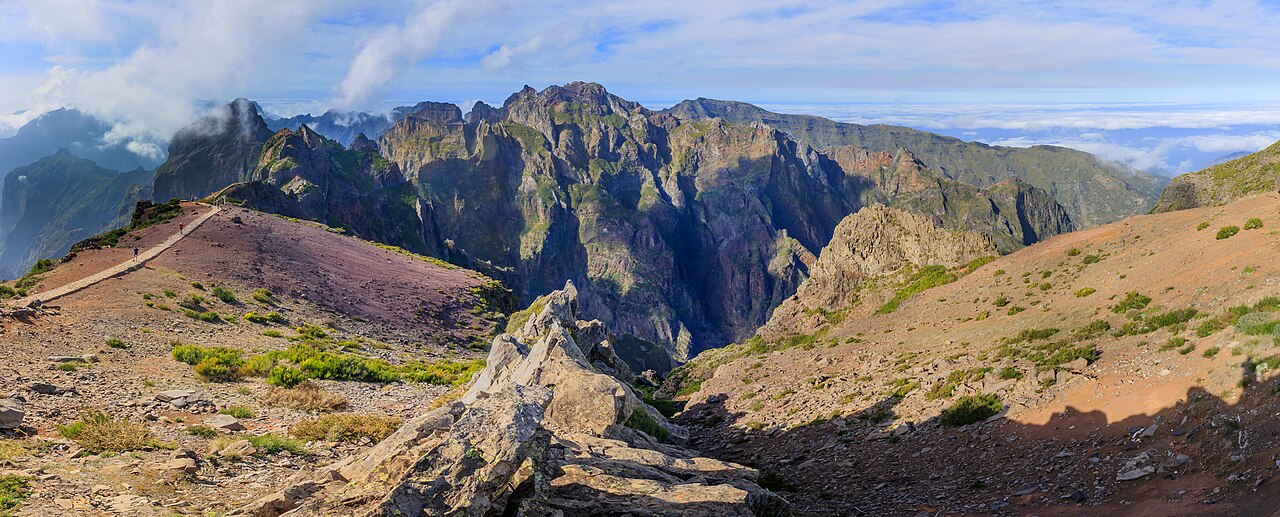 Vue du Pico do Arieiro, Madère